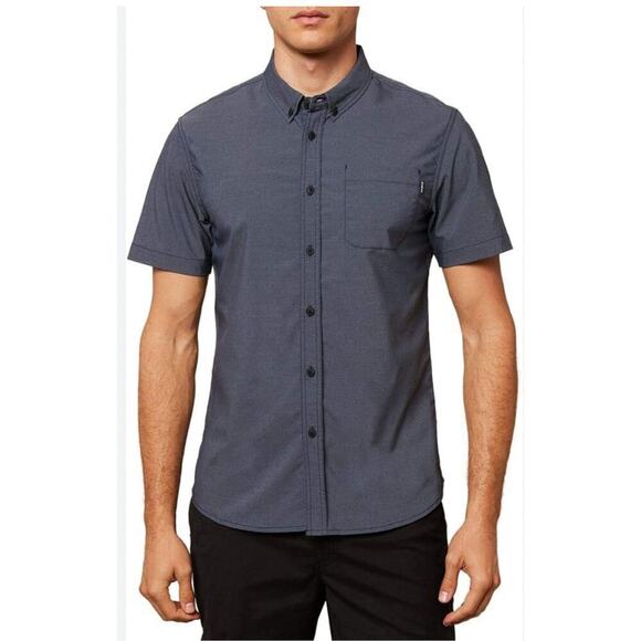 NWT Men's ONEILL Stockton Hybrid Short Sleeve Shirt - Picture 1 of 7